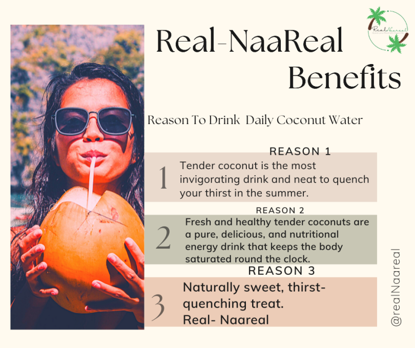 RealNaareal Coconut Water 1